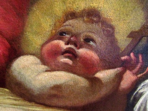 Vierge à l'Enfant et chérubins - Louis XIV